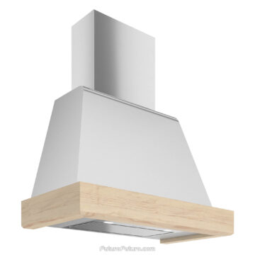 Versatile ducted or ductless function of the Futuro Futuro 36-inch Cascade Wall Range Hood.
