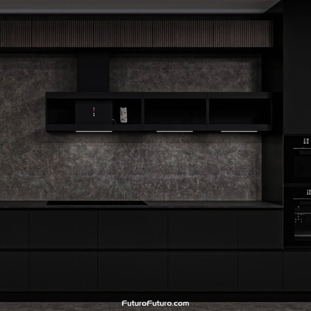 Contemporary Kitchen Addition - Nova Black Shelf