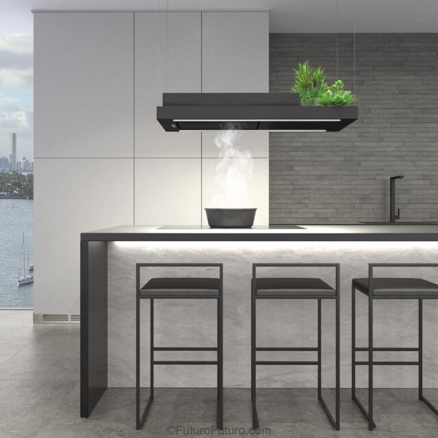 Contemporary Airloop Island Hood - Futuro Futuro Horizon