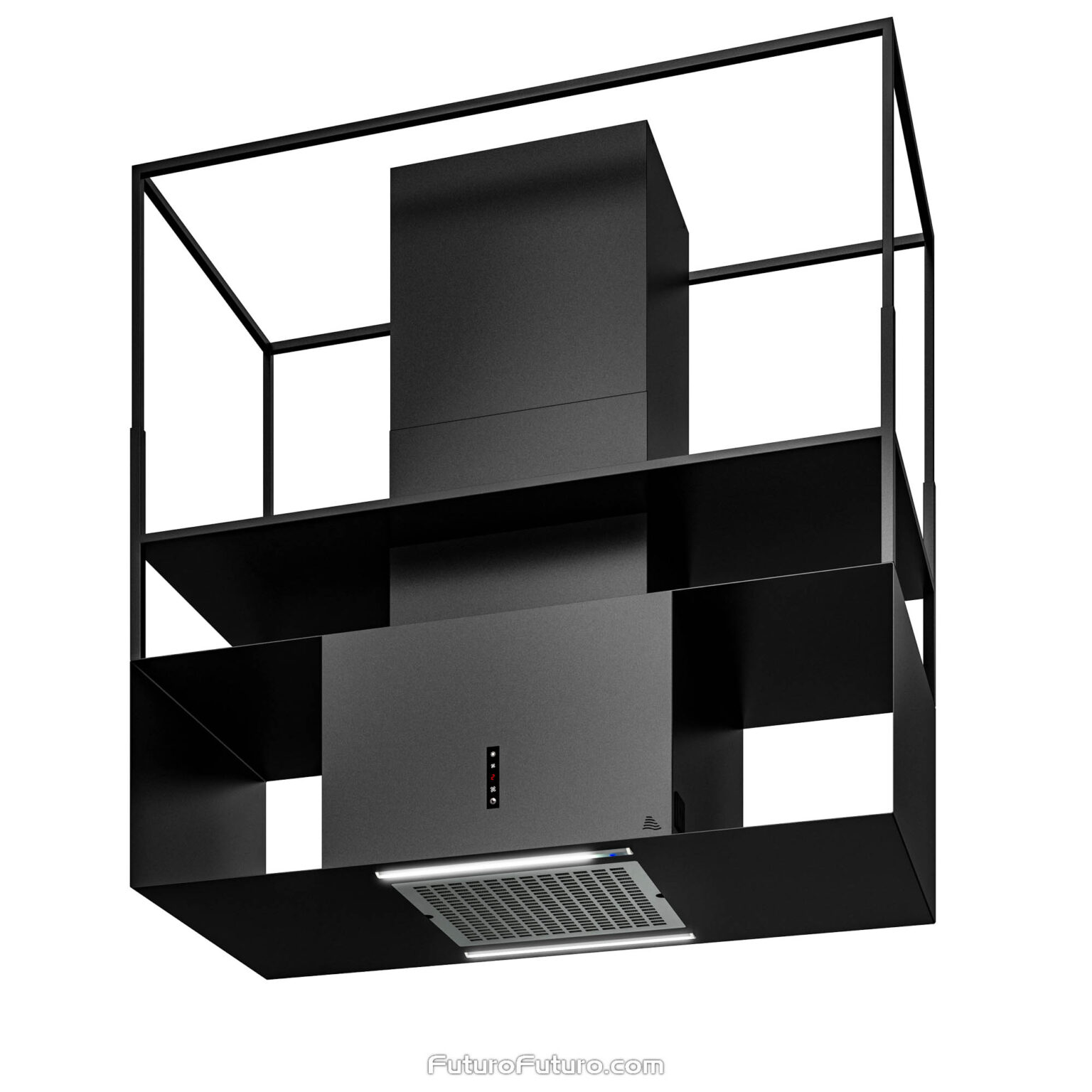 Futuro Futuro 48″ Knox Black Island Range Hood