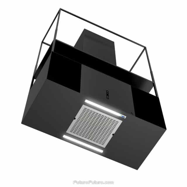 Powerful kitchen fan in sleek black - 48-inch Knox model by Futuro Futuro