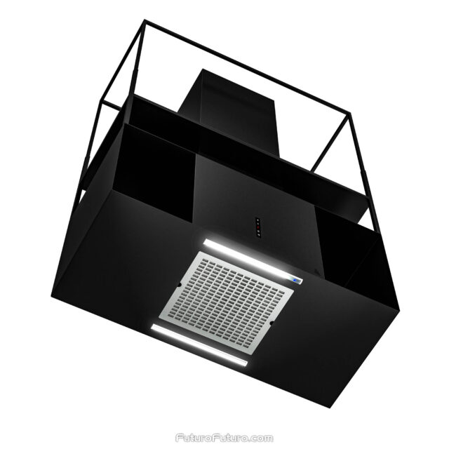 Powerful kitchen fan in sleek black - 48-inch Knox model by Futuro Futuro