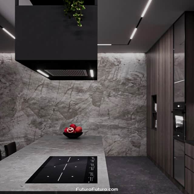 Optimal kitchen ventilation with Futuro Futuro's Knox Black Range Hood