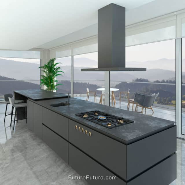 Kitchen range hood with advanced airflow technology for a cleaner space