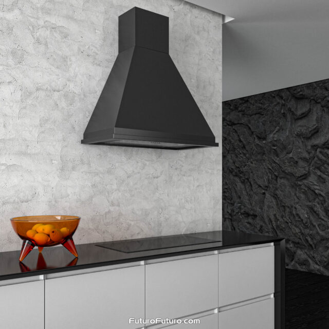 Range hood with energy-efficient LED lights for enhanced visibility