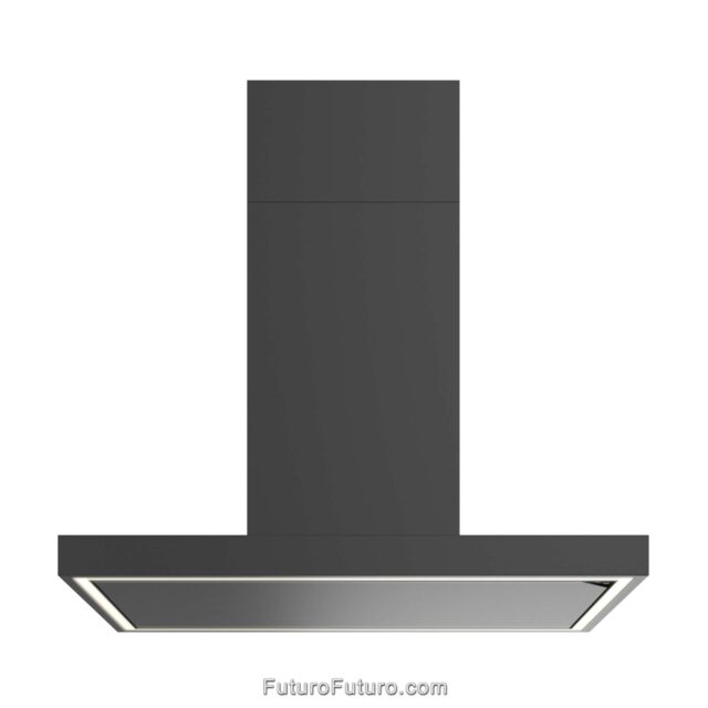 Futuro Futuro | Minimalistic Kitchen Ventilation Design | Black Island Range Hood