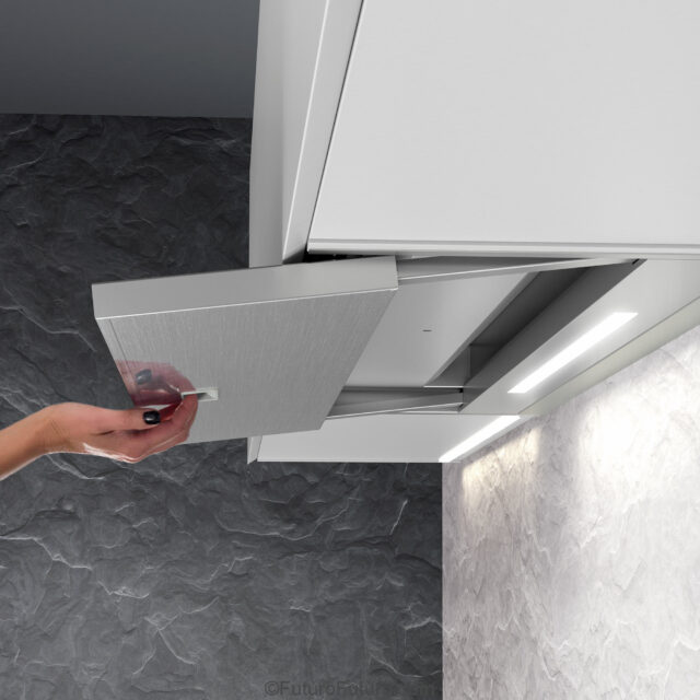 Glide Insert insert range hood with LED lighting