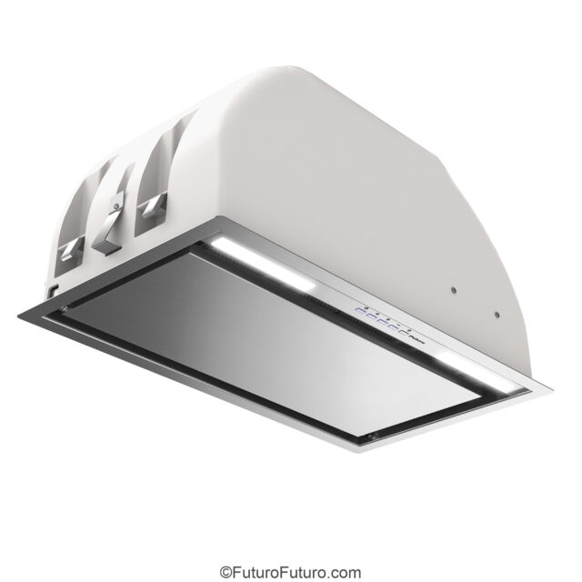 Stainless steel 22-inch range hood liner with advanced ventilation technology