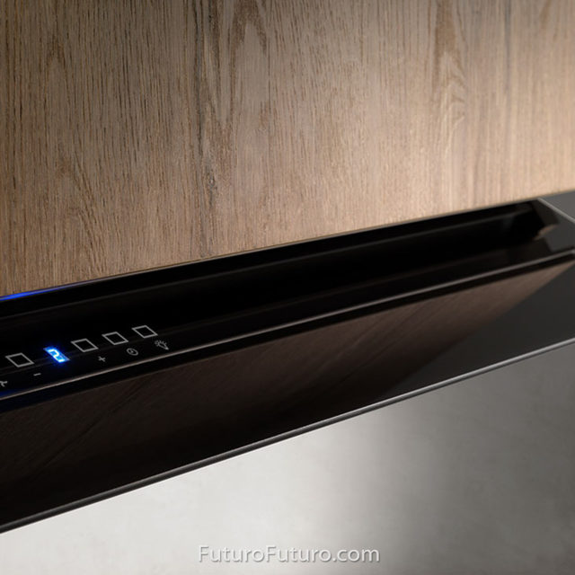 Modern designer glass range hood | stainless steel range hood