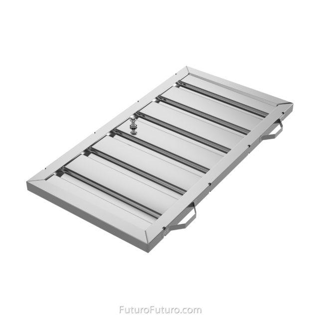 Dishwasher safe filter range hood | Highest-grade AISI 304 stainless steel kitchen range hood