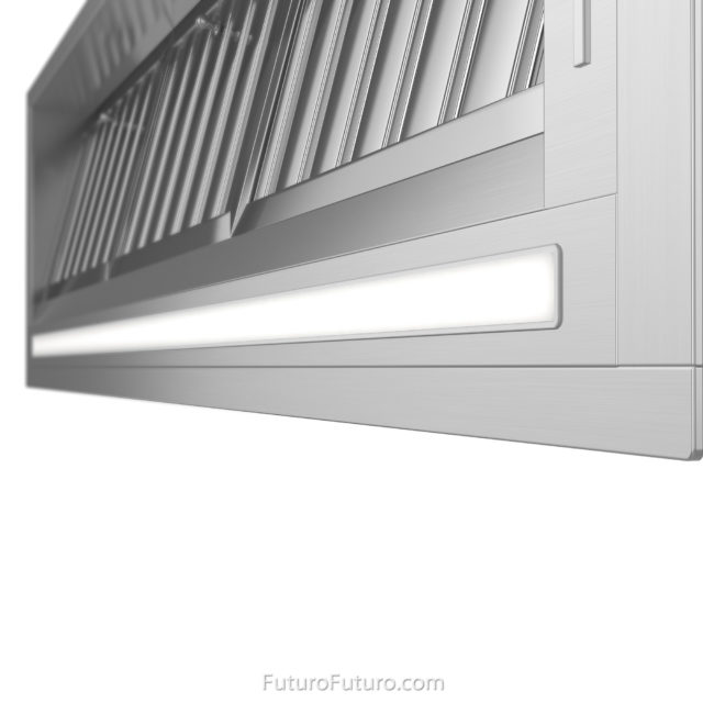 Dishwasher safe filters range hood | Powerful kitchen exhaust hood