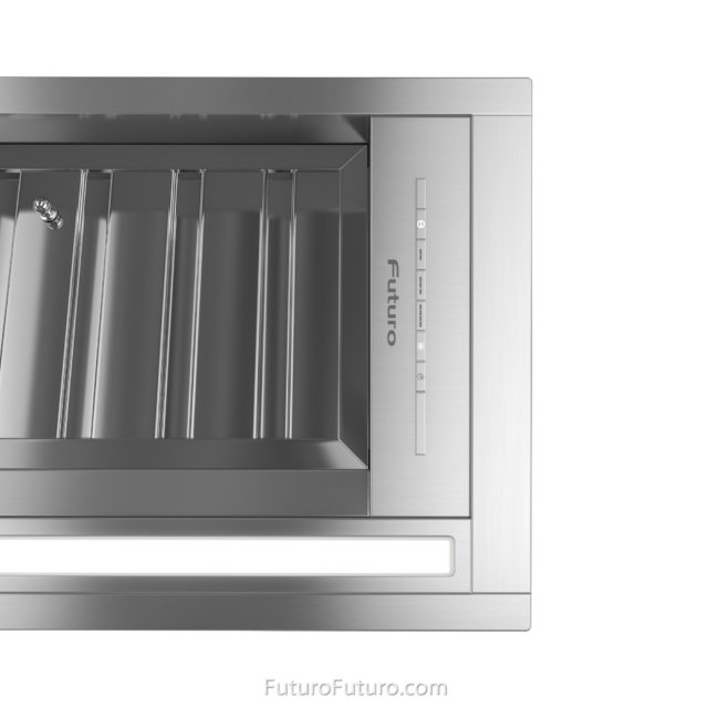 Highest-grade AISI 304 stainless steel kitchen range hood | stainless steel kitchen hood vent