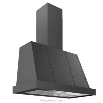 Futuro Futuro 36″ Knox Black Wall Range Hood