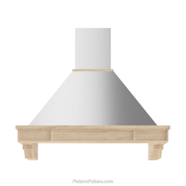 Sphinx Wall Range Hood from Futuro Futuro that can operate as a ducted or ductless model.