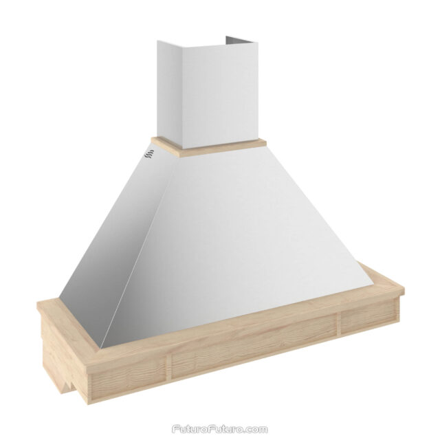 Sphinx Wall Range Hood featuring both traditional and modern elements in its design.