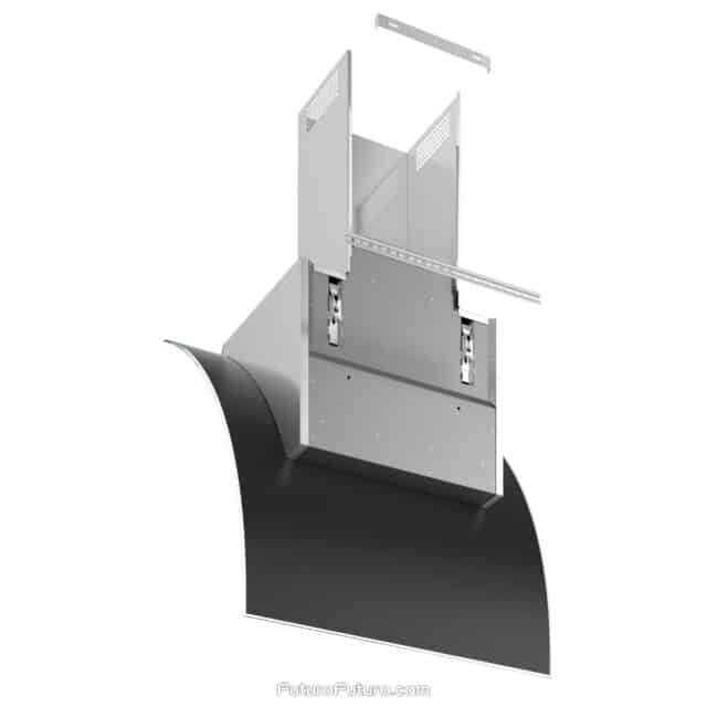 Futuro Futuro 36-inch Splash Black Hood - SKU: WL36SPLASH-BLK
