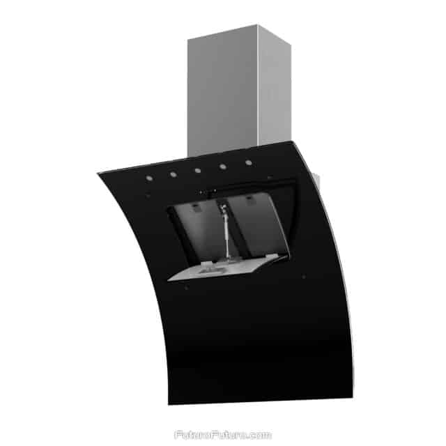 Futuro Futuro 36-inch Splash Black Wall Hood - Top-Notch Ventilation