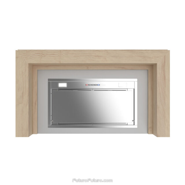 A front view of the Futuro Futuro 36-inch Country Wall Range Hood.