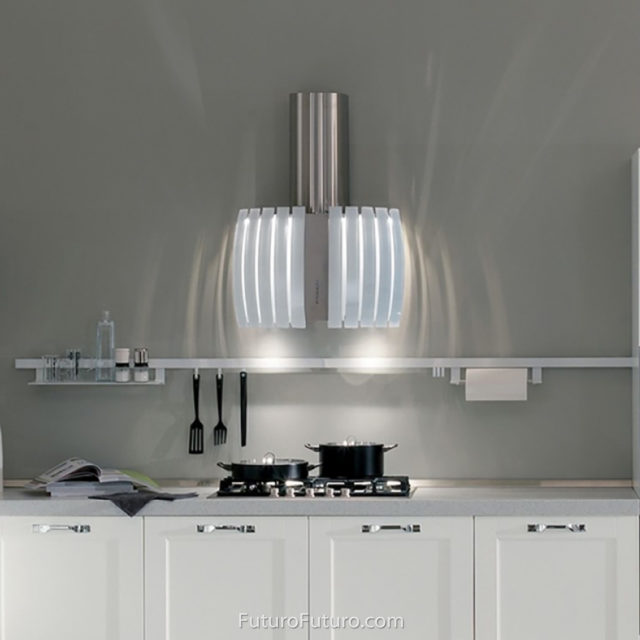 Designer kitchen stove hood | Premium kitchen range hood vent