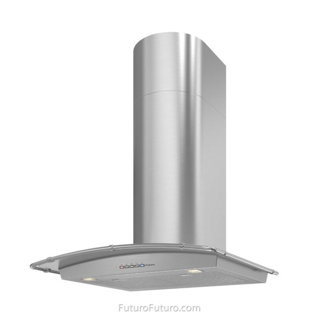 high grade 304 stainless steel vent hood | designer metal filters kitchen hood