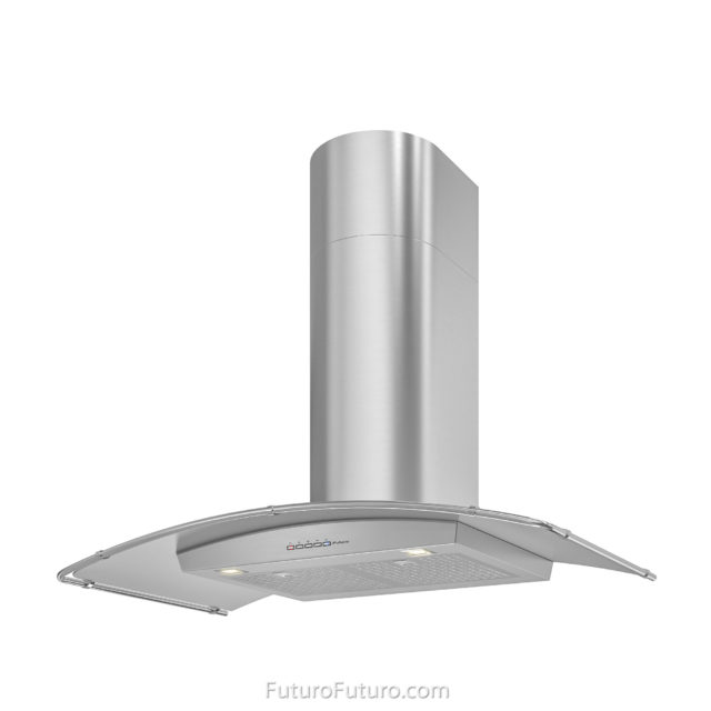 high grade 304 stainless steel vent hood | designer metal filters kitchen hood