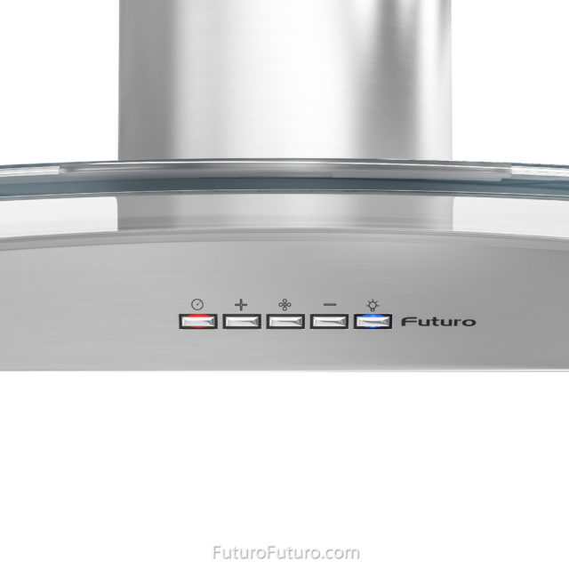 Electronic control panel kitchen fan | Stainless steel hood