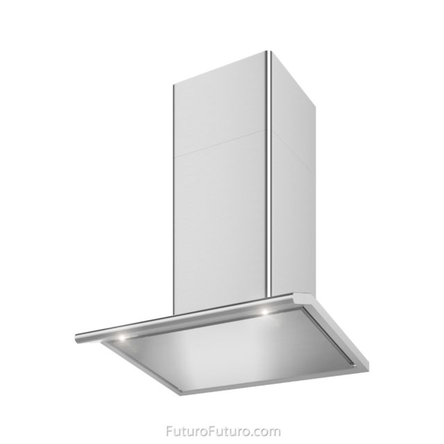Designer kitchen exhaust fan | ductless wall mount range hood