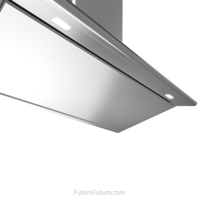 Stainless steel kitchen hood | perimeter suction kitchen hood vent