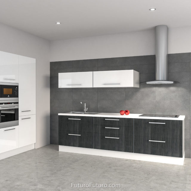 best range hood | modern black and white kitchen cabinets oven hood