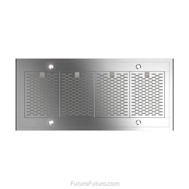 Stainless steel range hood | Stainless steel designer grease filters kitchen fan