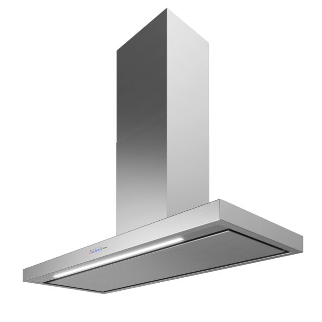 Italian stainless steel wall range hood with LED lighting