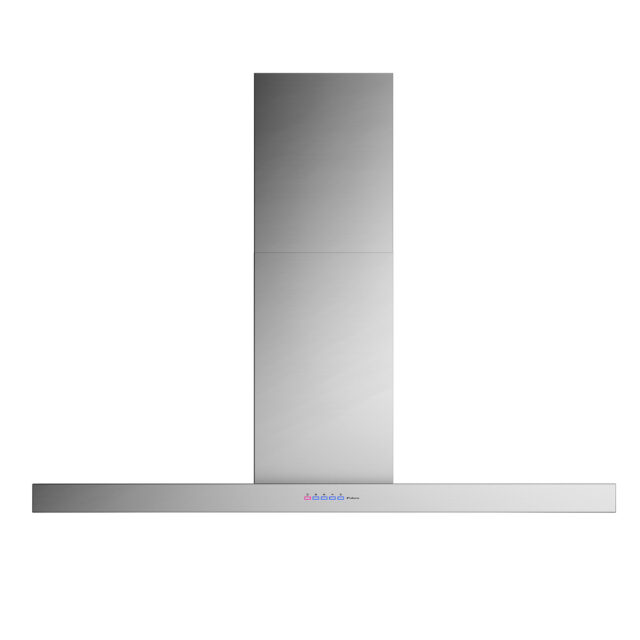 Positano wall range hood with perimeter suction system