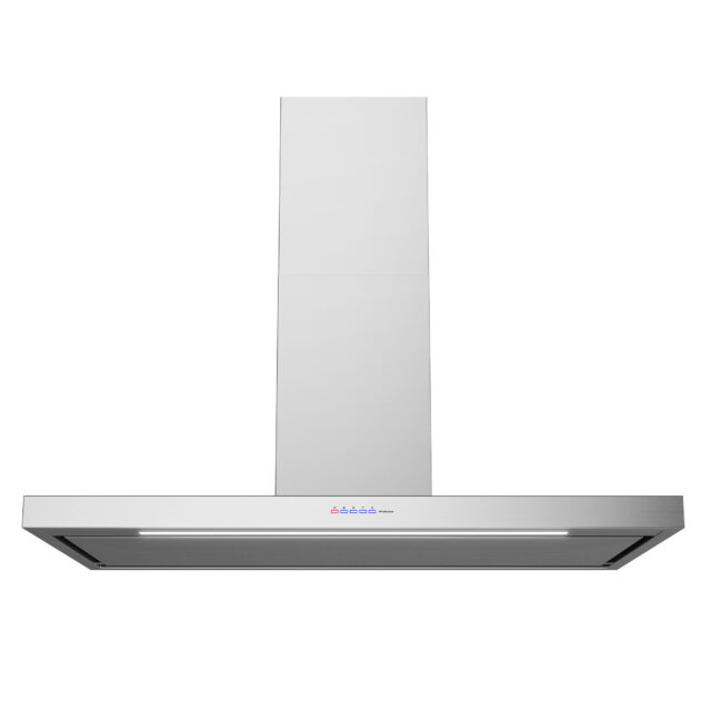Professional-grade wall range hood for contemporary kitchens