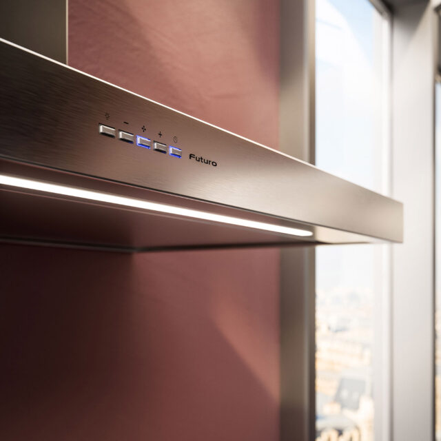 Stylish and powerful 48-inch wall vent hood