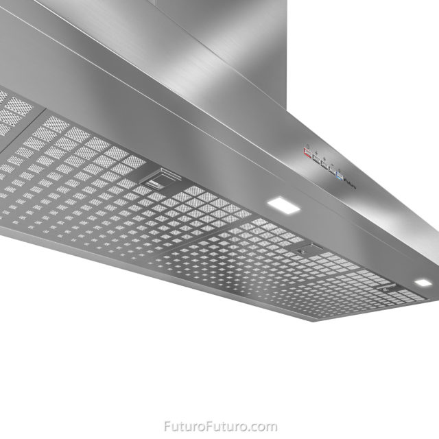 AISI 304 stainless steel range hood | Stainless steel range hood filter