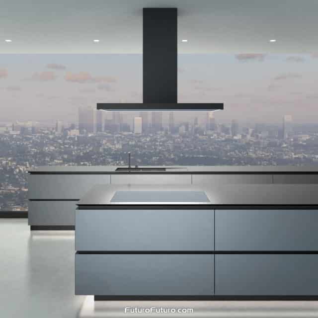 Sleek and Modern Design - 48-inch Turo Black Hood