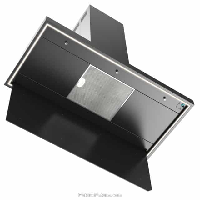 Sleek Island Range Hood - Futuro Futuro Turo Black