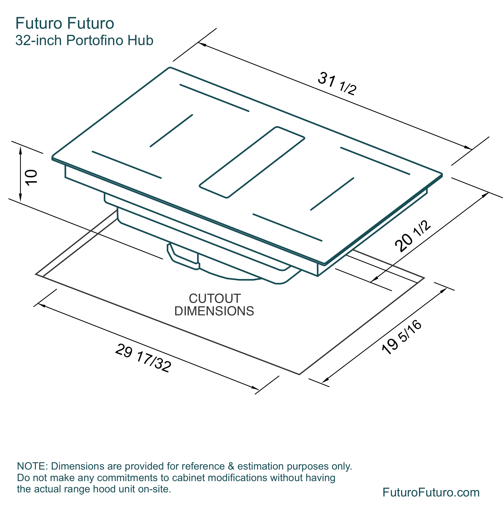 Dimensions See dimensions 32″ Portofino Champagne Downdraft Induction Cooktop