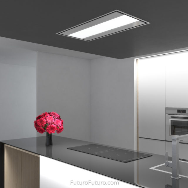 White kitchen cabinets stove hood | Premium kitchen range hood