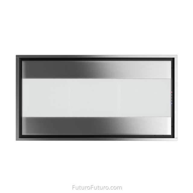 AISI 304 stainless steel hood | Glass and stainless steel kitchen fan