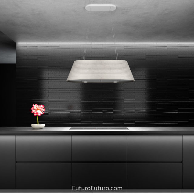 luxury kitchen range hood | modern ceiling mount range hood