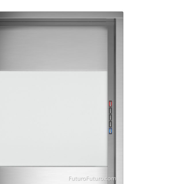 Glass kitchen exhaust hood | Contemporary kitchen fan