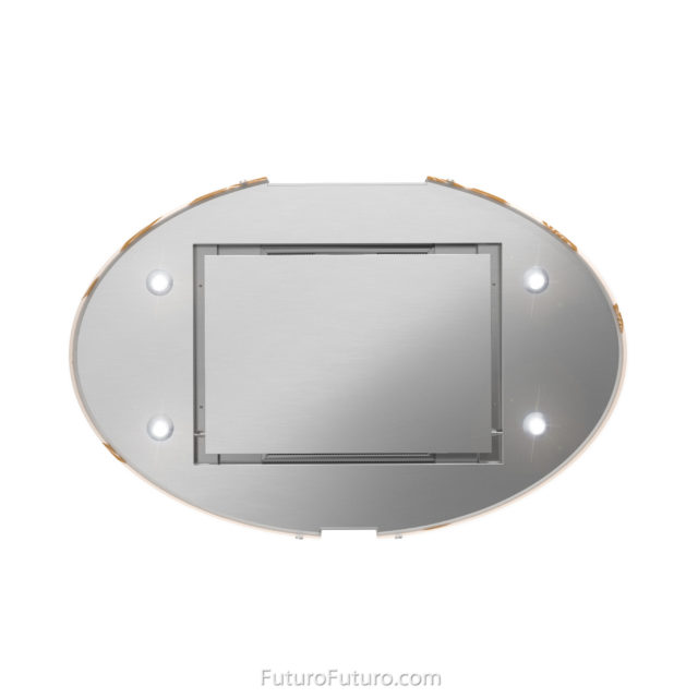 LED lights Stainless steel range hood | Stainless steel designer filters cover