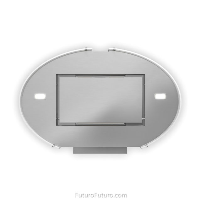 Stainless steel range hood | LED modern kitchen vent fan