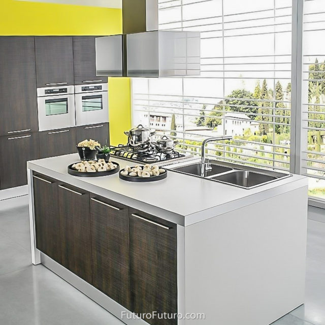 Modern style kitchen range hood | Luxury ceiling mount range hood