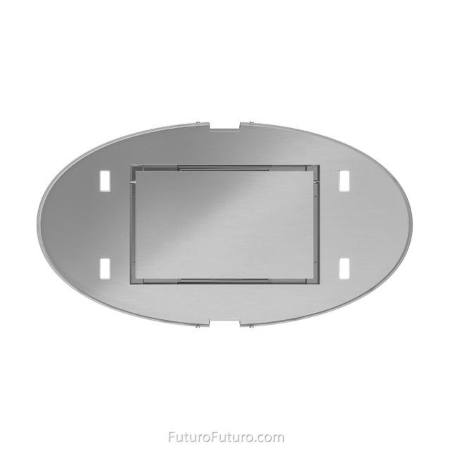 Stainless steel range hood | Modern LED kitchen fan