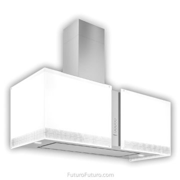 Unique design kitchen fan | Glass kitchen range hood