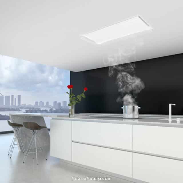 High-tech kitchen appliance - Futuro Futuro Alina White Range Hood