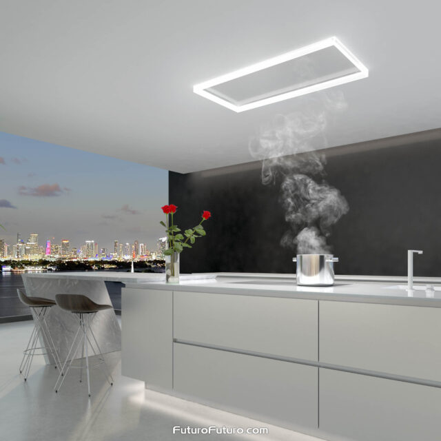 High-tech kitchen appliance - Futuro Futuro Alina White Range Hood