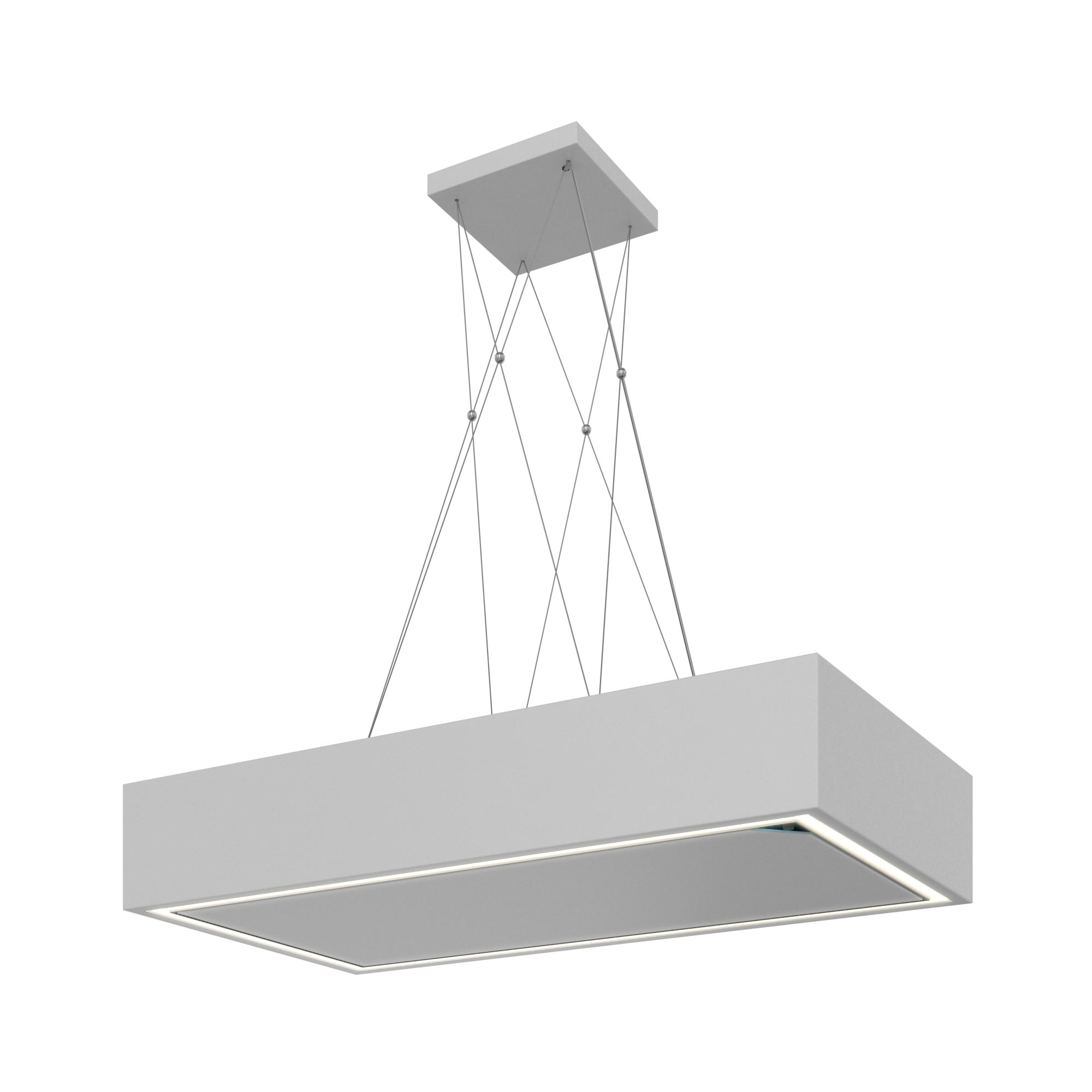 Range Hood 36-inch Balance White Island by Futuro Futuro